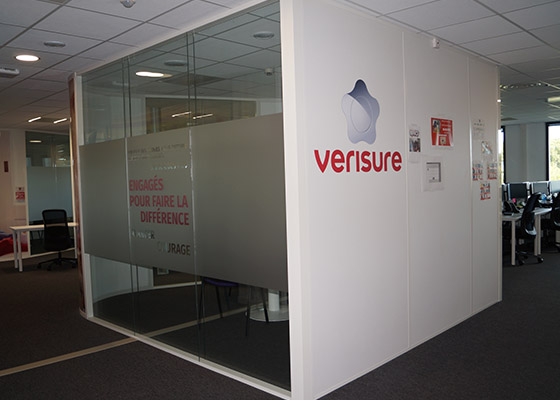 Locaux Verisure aménagés par Xilo Combles